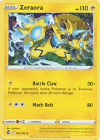 Pokemon - Zeraora - 056/195 - Rare - Sword & Shield: Silver Tempest Series