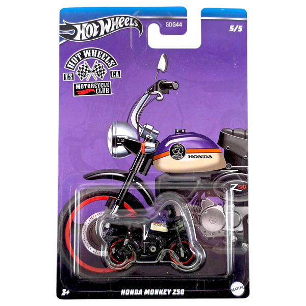Hot Wheels - Honda Monkey Z50 - 2025 Hot Wheels Motorcycle Club Series