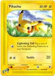 Pokemon - Pikachu - 124/165 - Common - Expedition Series