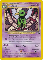 Pokemon - Xatu - 52/75 - Uncommon Unlimited - Neo Discovery Series