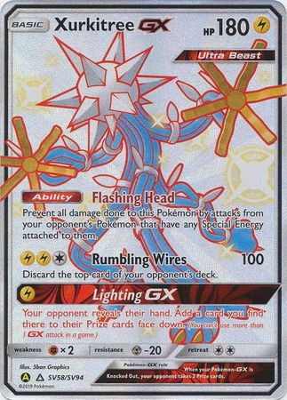 Pokemon - Xurkitree GX - SV58/SV94 - Shiny Ultra Rare - Hidden Fates Series