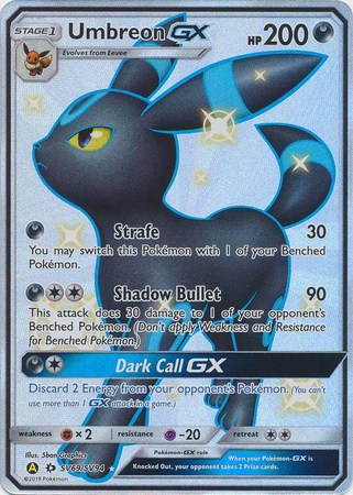 Pokemon - Umbreon GX - SV69/SV94 - Shiny Ultra Rare - Hidden Fates Series