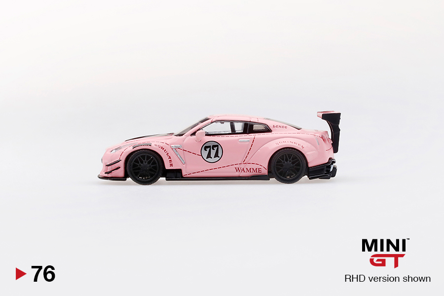 Mini GT - LB-Works Nissan GT-R R35 - Pink Pig