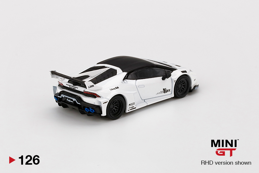 Mini GT - LB★WORKS Lamborghini Huracan GT - White