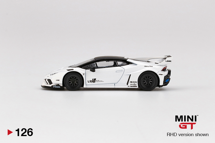 Mini GT - LB★WORKS Lamborghini Huracan GT - White