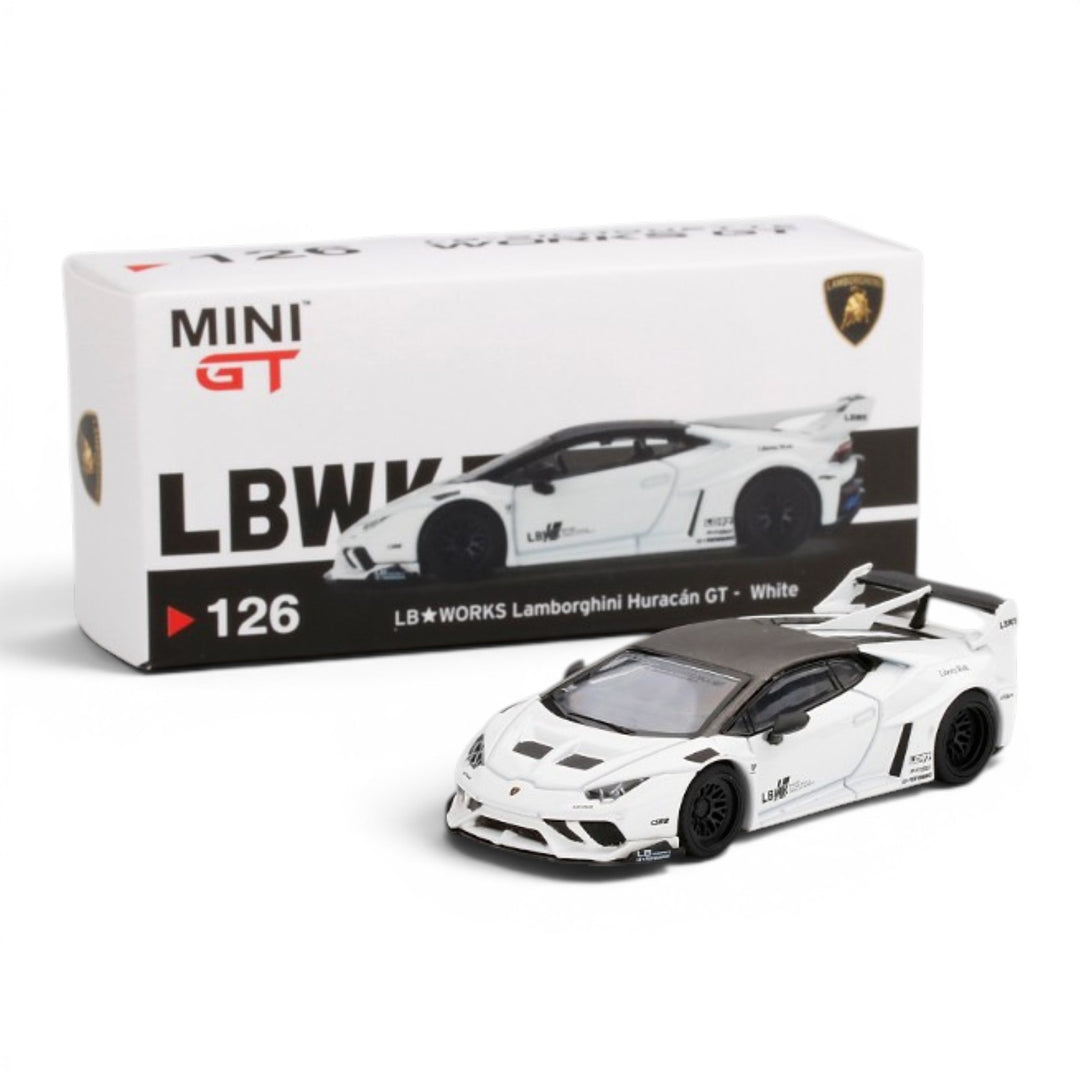 Mini GT - LB★WORKS Lamborghini Huracan GT - White