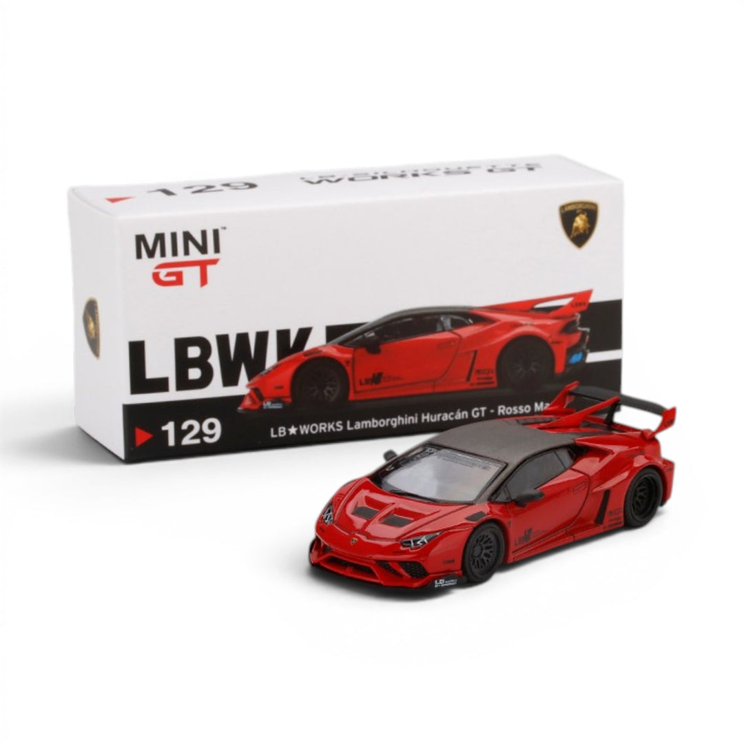Mini GT - LB★WORKS Lamborghini Huracan GT - Rosso Mars