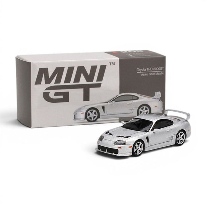 Mini GT - Toyota TRD 3000GT - Alpine Silver Metallic