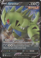 Pokemon - Tyranitar V - 097/163 - Ultra Rare - Sword & Shield: Battle Styles Series