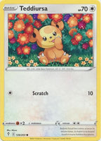 Pokemon - Teddiursa - 126/203 - Common - Sword & Shield: Evolving Skies Series