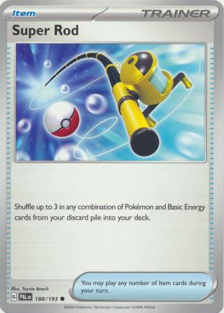 Pokemon - Super Rod - 188/193 - Common - Scarlet & Violet: Paldea Evolved Series