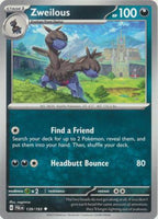 Pokemon - Zweilous - 139/193 - Uncommon - Scarlet & Violet: Paldea Evolved Series