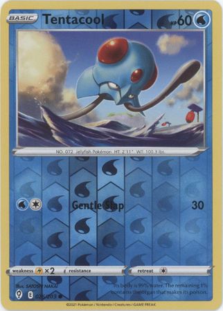 Pokemon - Tentacool - 026/203 - Common Reverse Holo - Sword & Shield: Evolving Skies Series