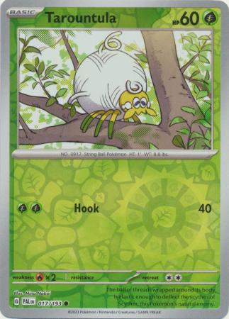 Pokemon - Tarountula - 017/193 - Common Reverse Holo - Scarlet & Violet: Paldea Evolved Series