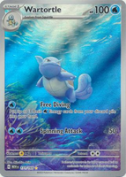 Pokemon - Wartortle - 171/165 - Illustration Rare - Scarlet & Violet: 151 Series