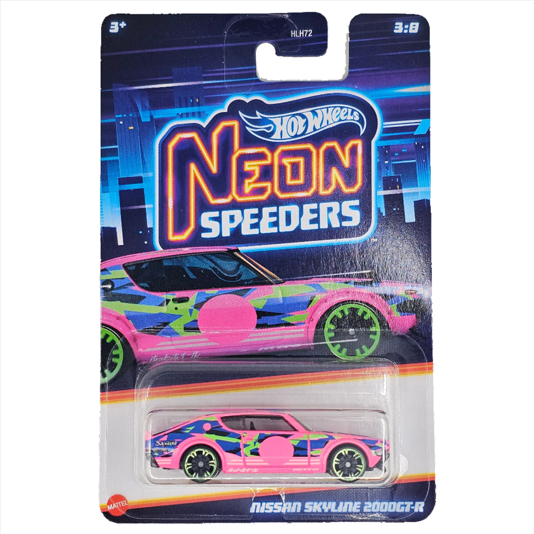 Hot Wheels - Nissan Skyline 2000GT-R - 2024 Neon Speeders Series