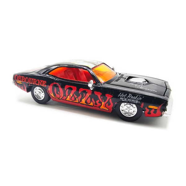 Racing Champions - Plymouth Cuda (Ozzy Osbourne) - 1999 Hot Rockin' Steel Series