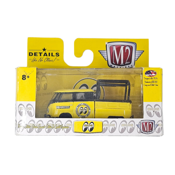 M2 Machines - 1960 VW Double Cab Truck USA Model - 2019 Mooneyes Series *Walmart Exclusive*