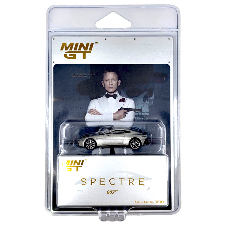 Mini GT - Aston Martin DB10 James Bond 007 “SPECTRE” – English Packaging
