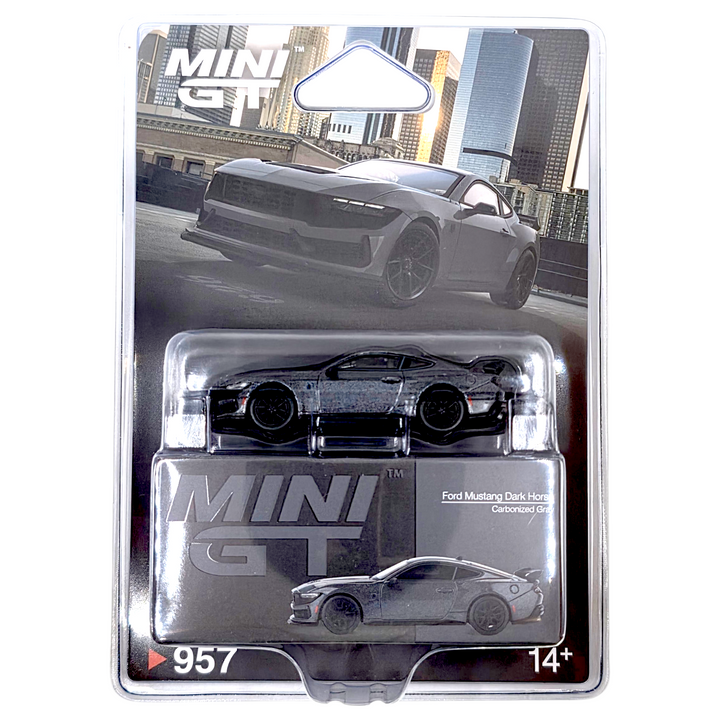 Mini GT - Ford Mustang Dark Horse 2024 – Carbonized Gray