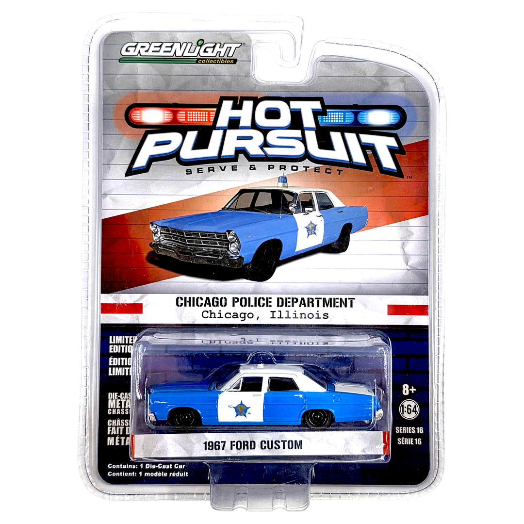 Greenlight - 1967 Ford Custom - 2015 Hot Pursuit Series