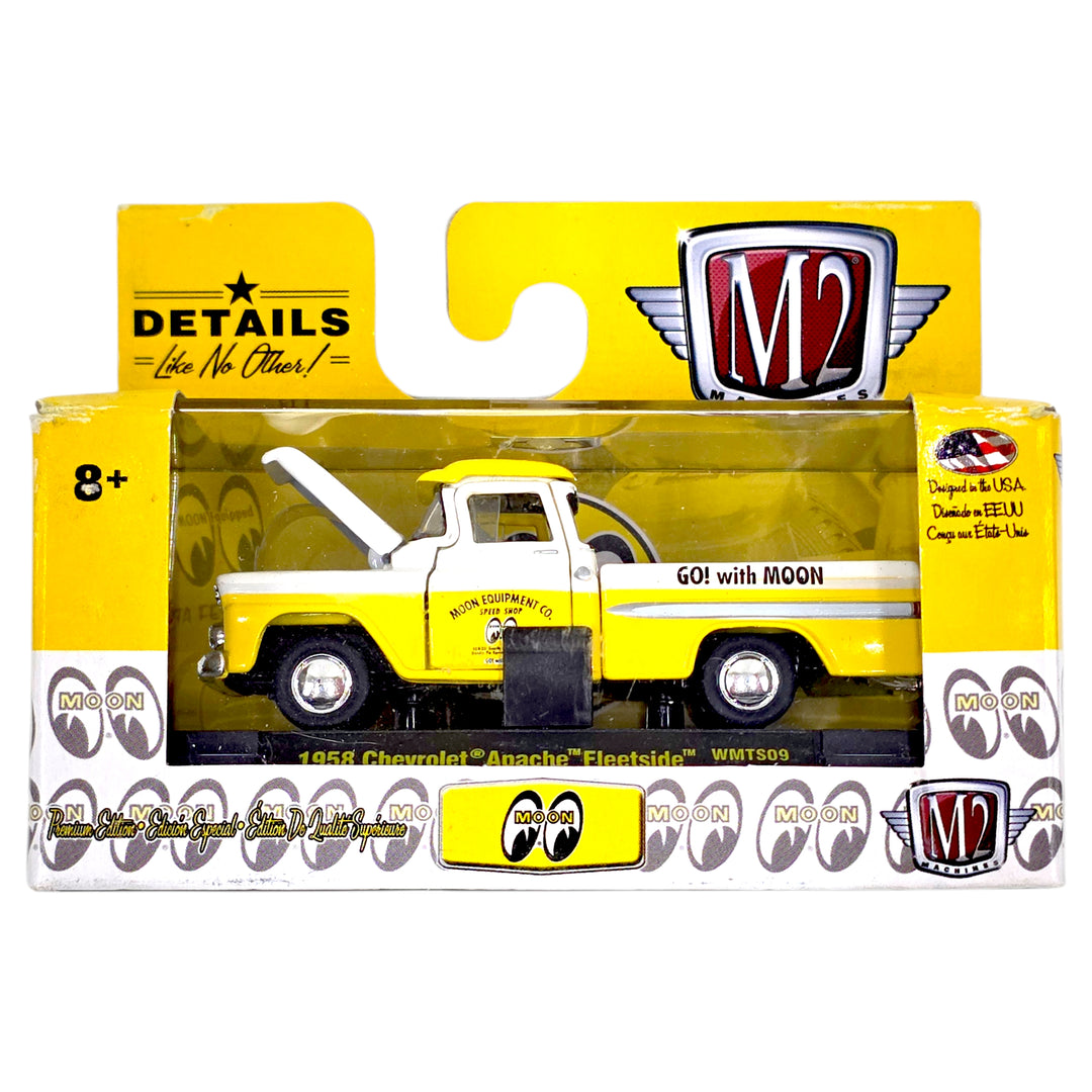 M2 Machines - 1958 Chevrolet Apache Fleetside - 2017 Mooneyes Series *Walmart Exclusive*