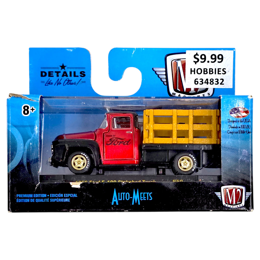 M2 Machines - 1956 Ford Stakebed Truck - 2019 Auto-Meets Series