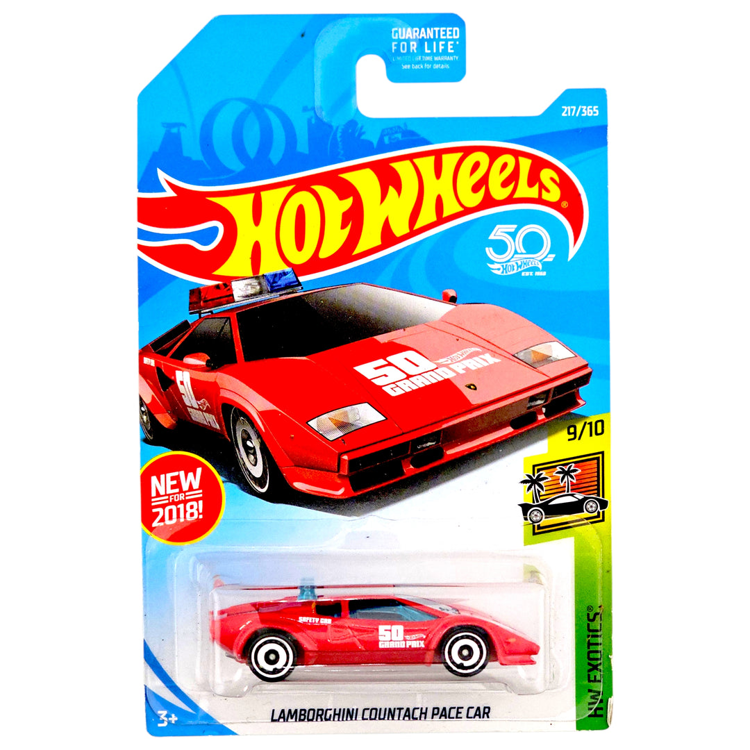 Hot Wheels - Lamborghini Countach Pace Car - 2018