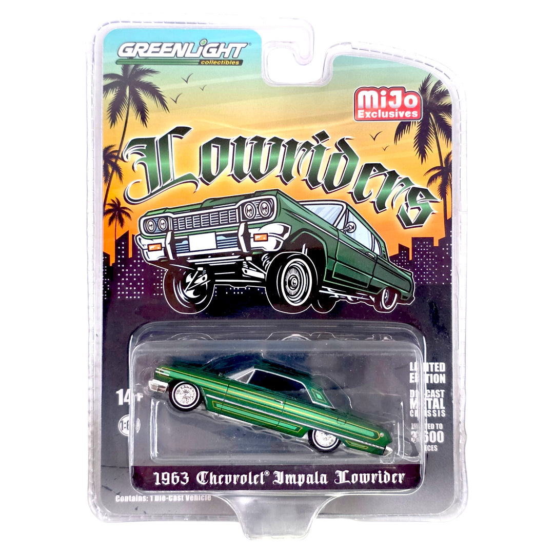 Greenlight - 1964 Chevrolet Impala Lowrider - Green - 2024 Lowriders Series