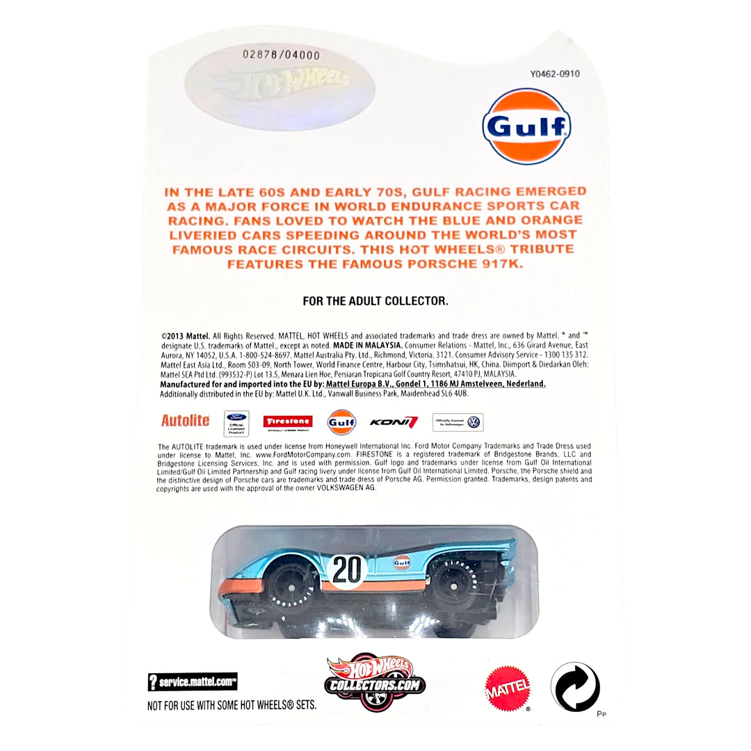 Hot Wheels - Porsche 917K - 2014 Gulf Series