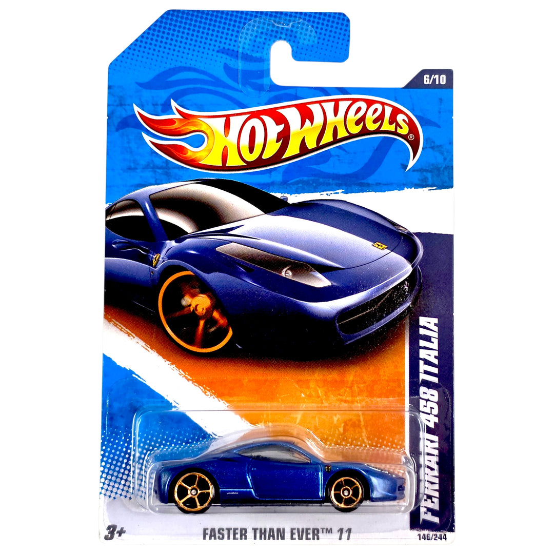 Hot Wheels - Ferrari 458 Italia - 2011 *FTE Wheels*