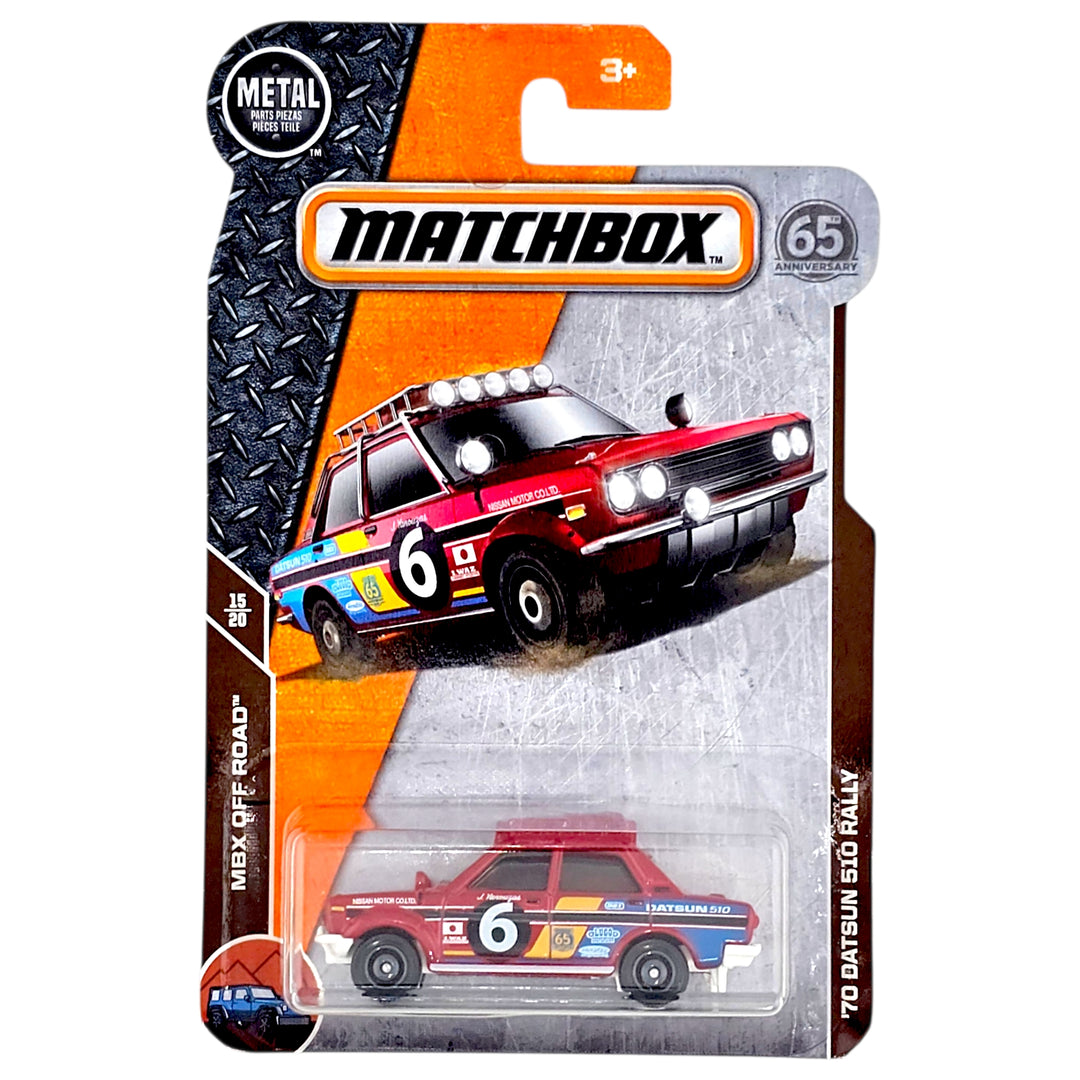 Matchbox - 1970 Datsun 510 Rally - 2018