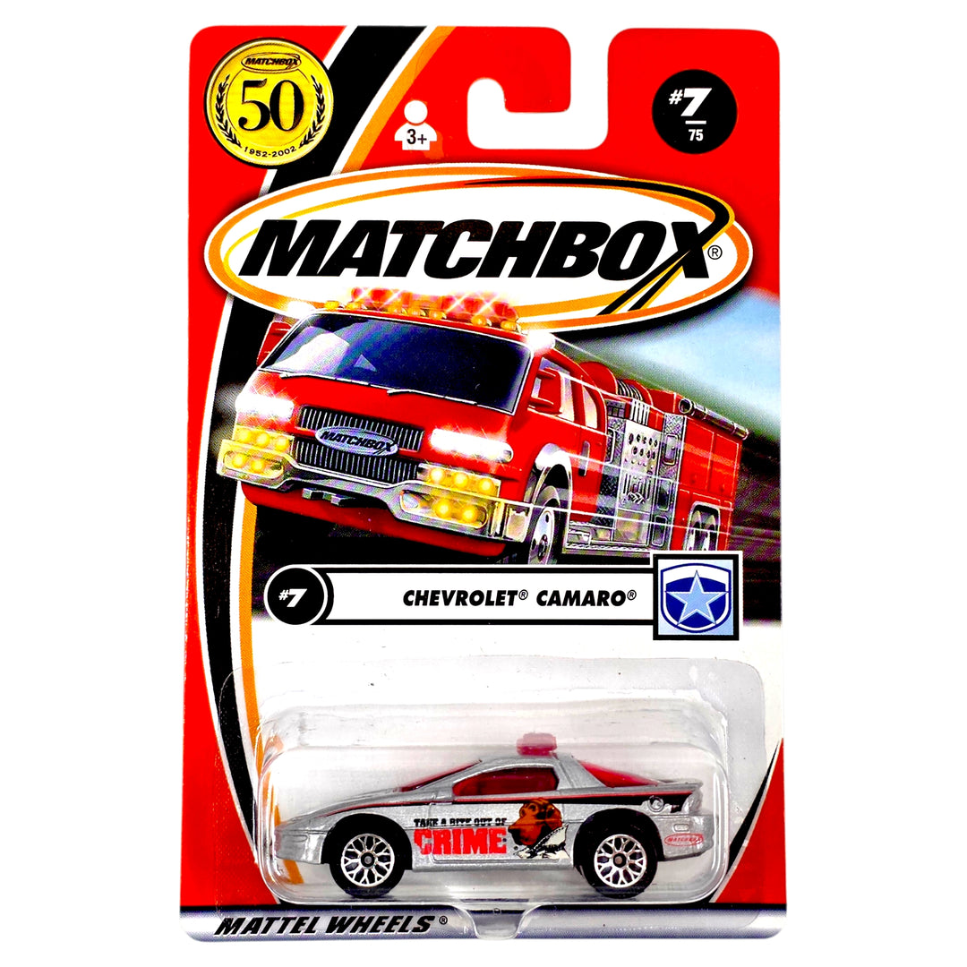 Matchbox -  1993 Chevrolet Camaro Z28 Police - 2002