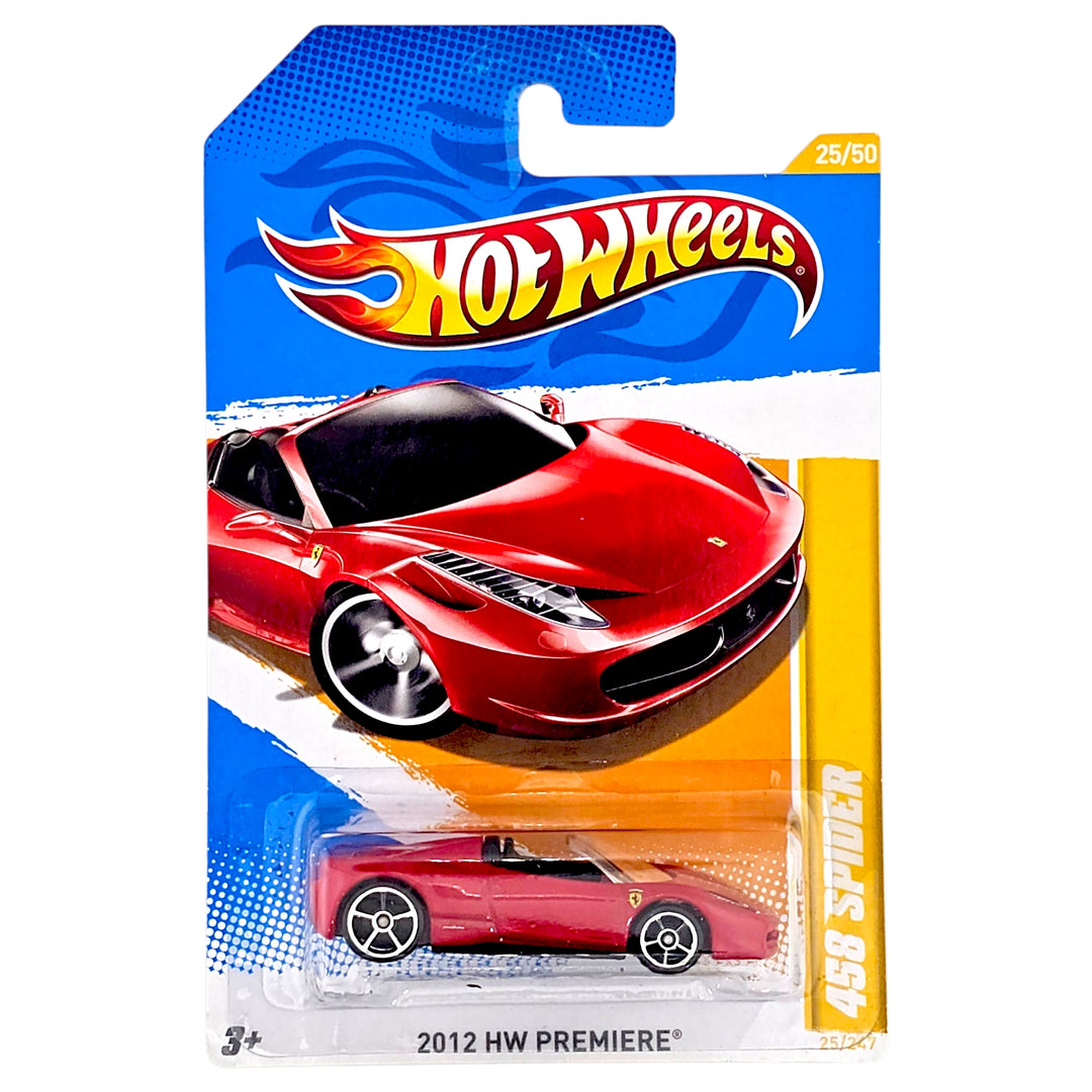 Hot Wheels - Ferrari 458 Spider - 2012