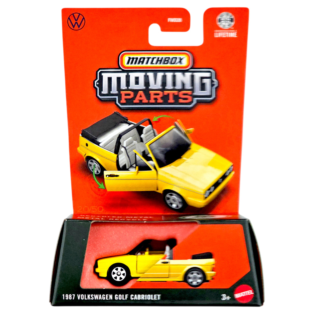 Matchbox - 1987 Volkwagen Golf Cabriolet - 2026 Moving Parts Series