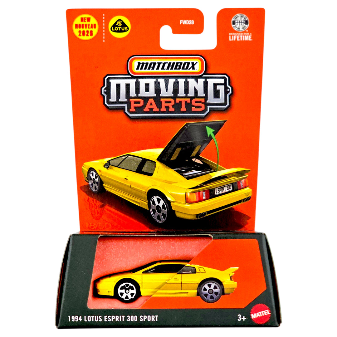 Matchbox - 1994 Lotus Esprit 300 Sport - 2026 Moving Parts Series