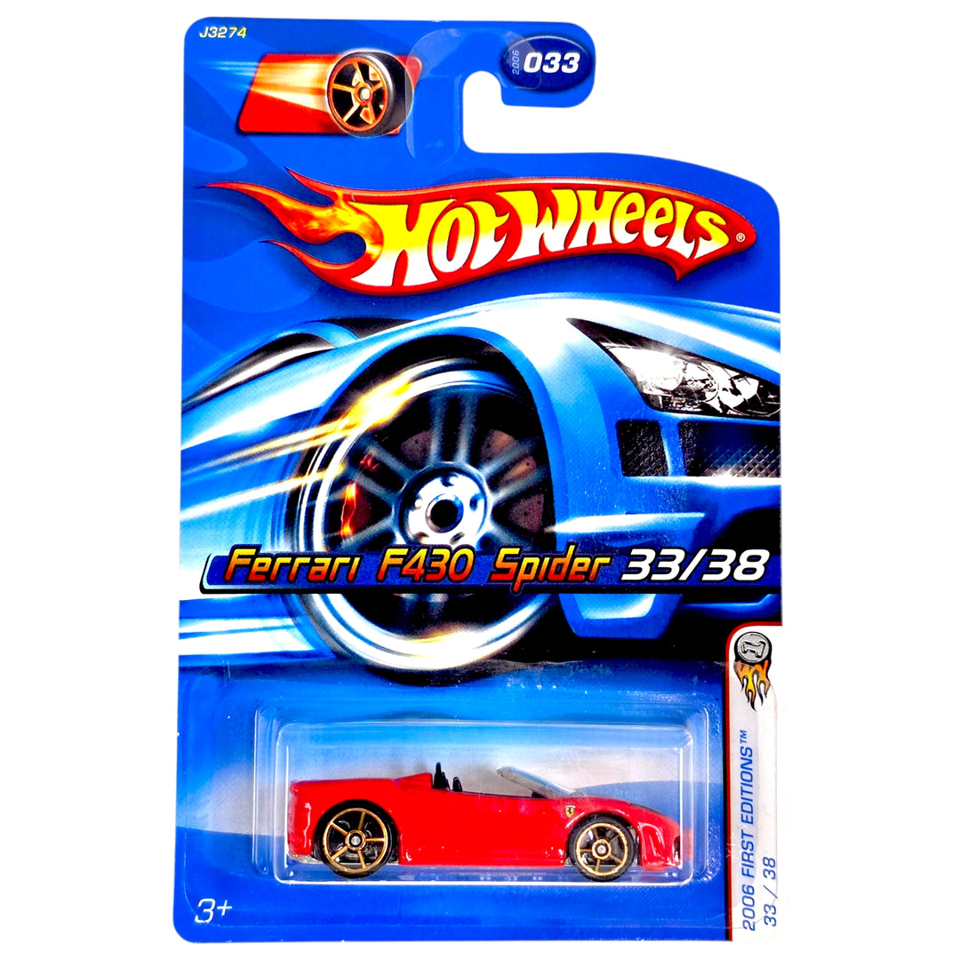 Hot Wheels - Ferrari F430 Spider - 2006 *FTE Wheels Variation*