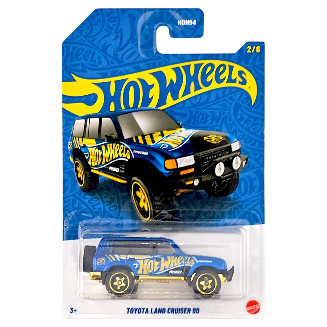 Hot Wheels - Toyota Land Cruiser 80 - 2026 Blue &amp; Gold Series