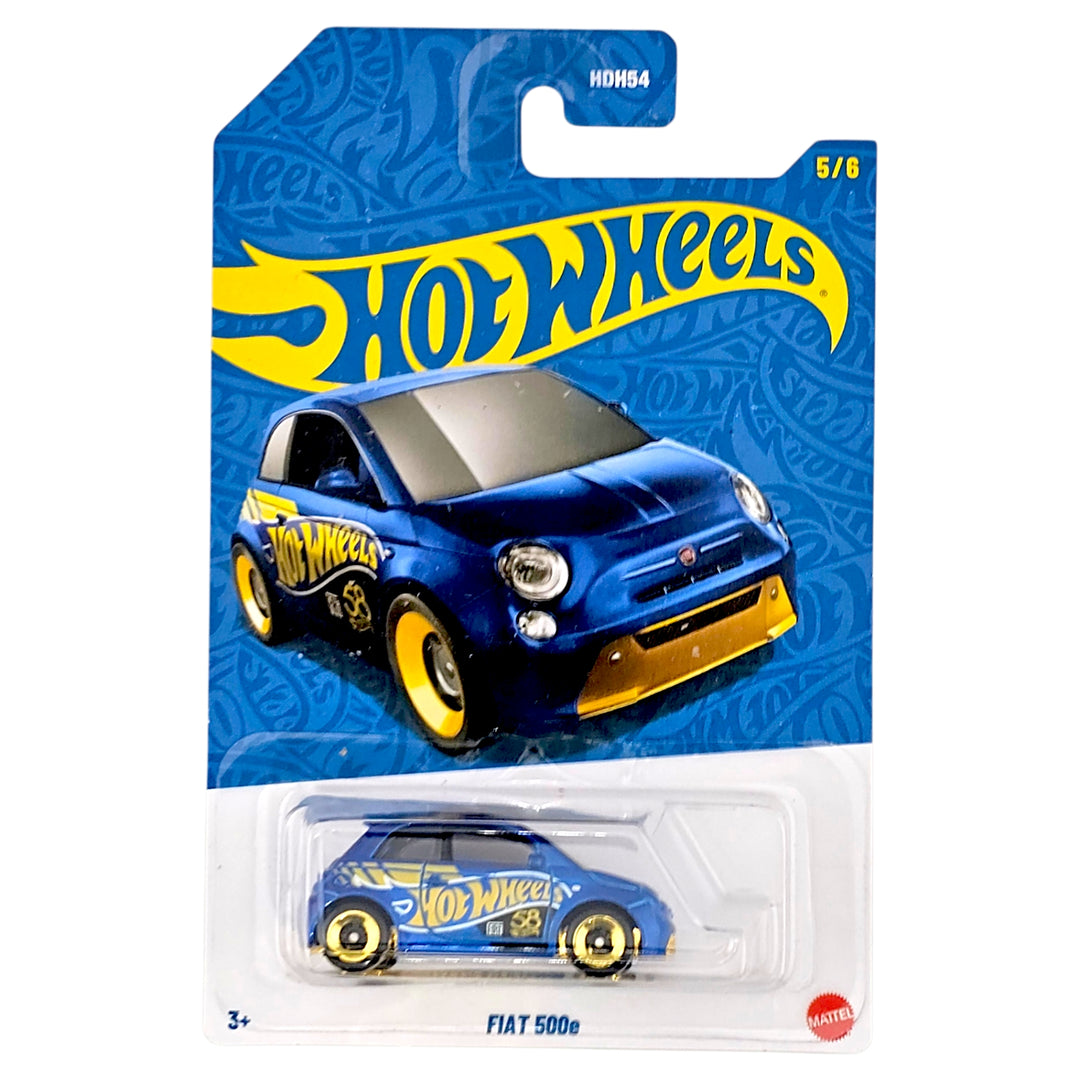 Hot Wheels - Fiat 500e - 2026 Blue &amp; Gold Series