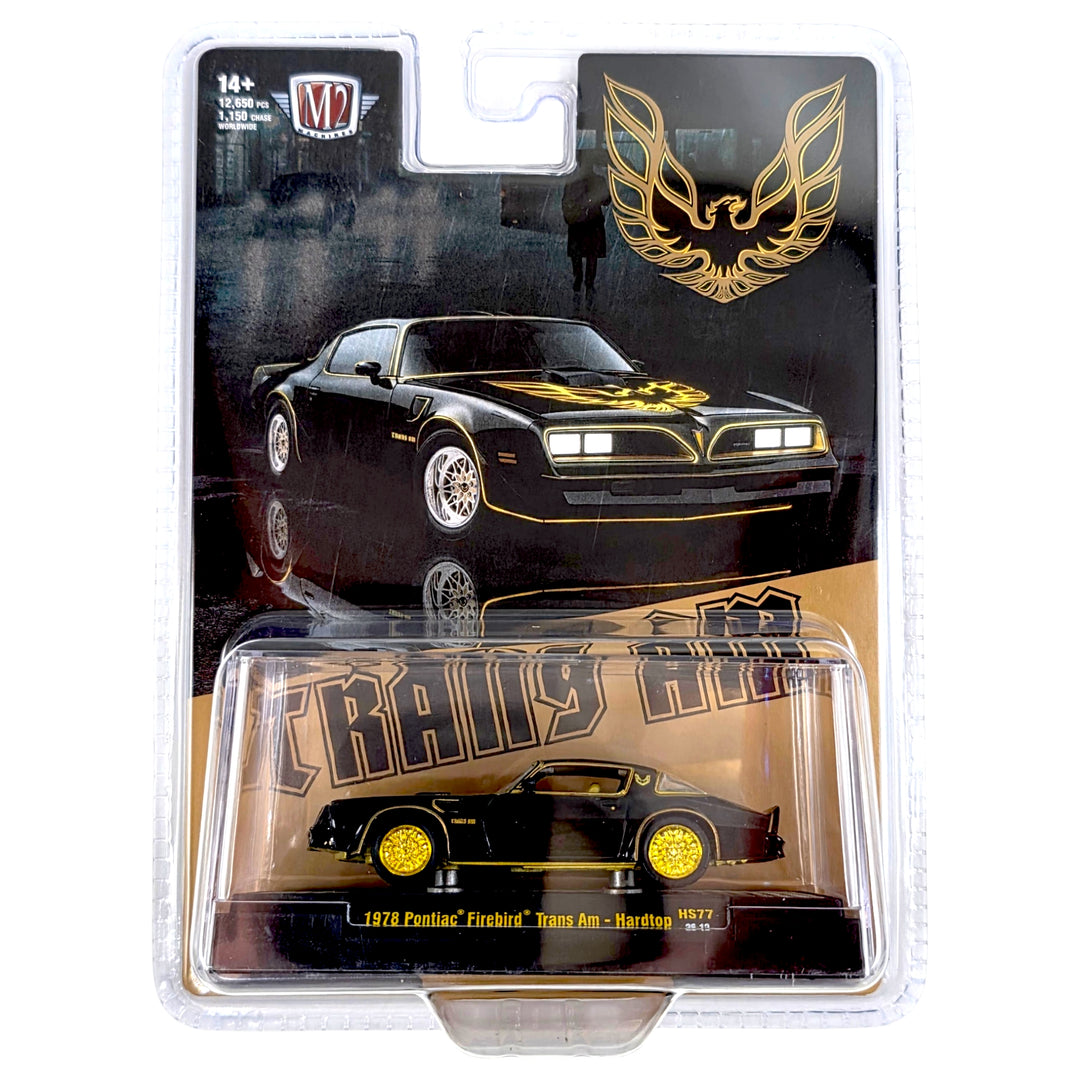 M2 Machines - 1978 Pontiac Trans Am Firebird Special Edition – Black – Hobby Exclusive *Chase*
