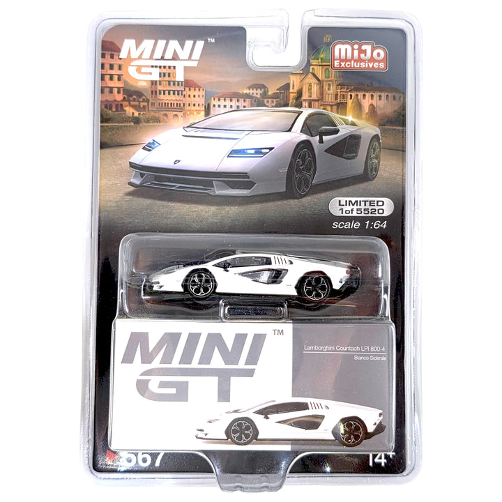 Mini GT - Lamborghini Countach LPI 800-4 - Bianco Siderale