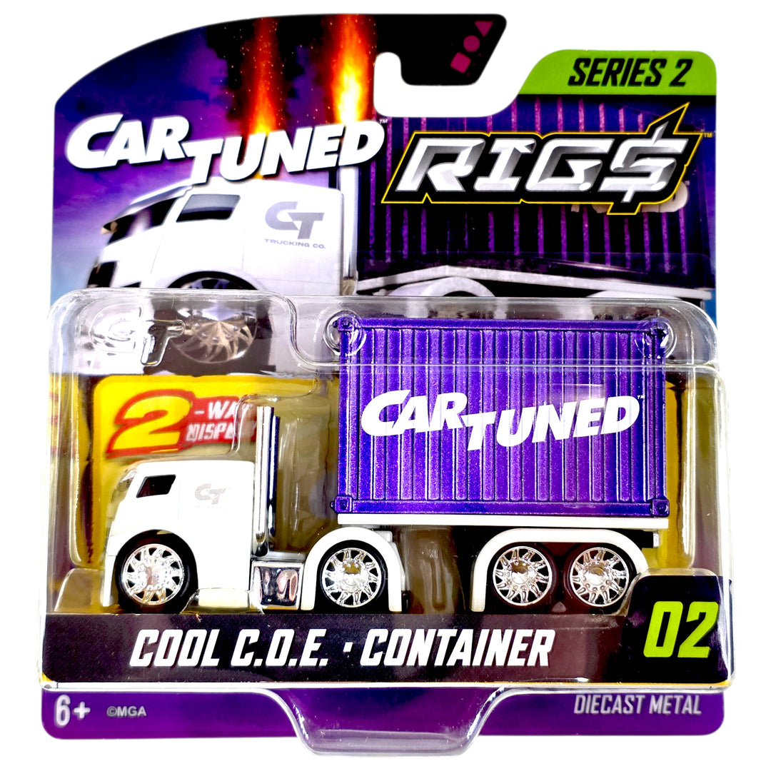 CarTuned - Cool C.O.E. Container (Purple &amp; White) - 2026 Rigs Series 2