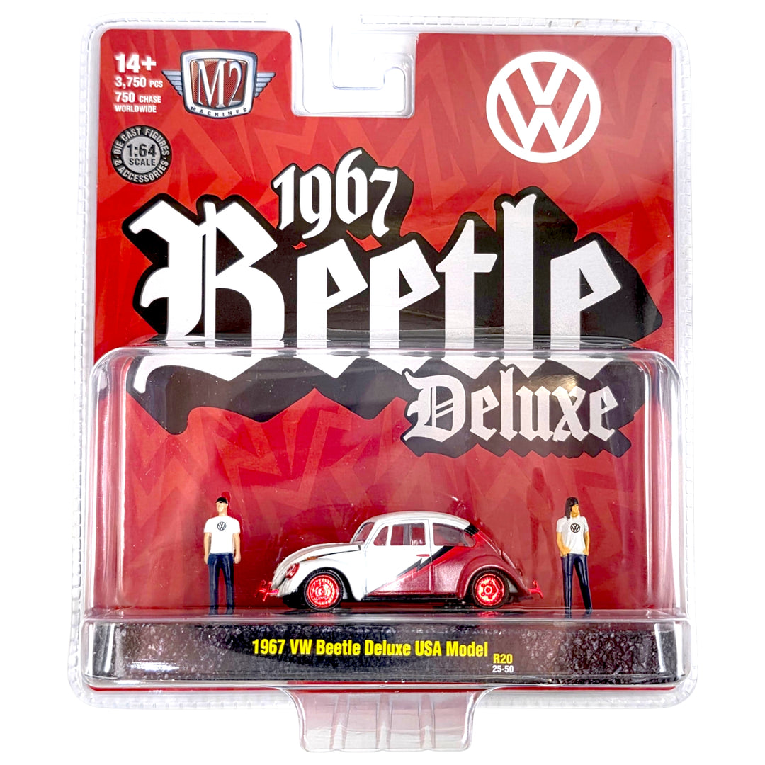 M2 Machines - 1967 VW Beetle Deluxe USA Model - 2026 Diorama Series *Chase*