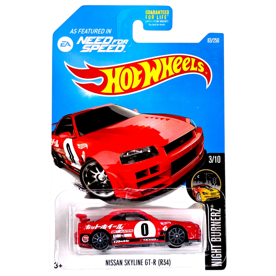 Hot Wheels - Nissan Skyline GT-R (R34) - 2016