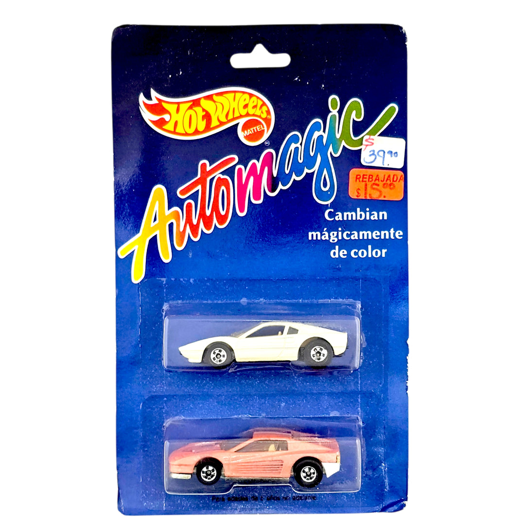 Hot Wheels - Street Beast (Ferrari 308) / Ferrari Testarosa - 1988 Automagic 2-Pack *Mexico Exclusive*