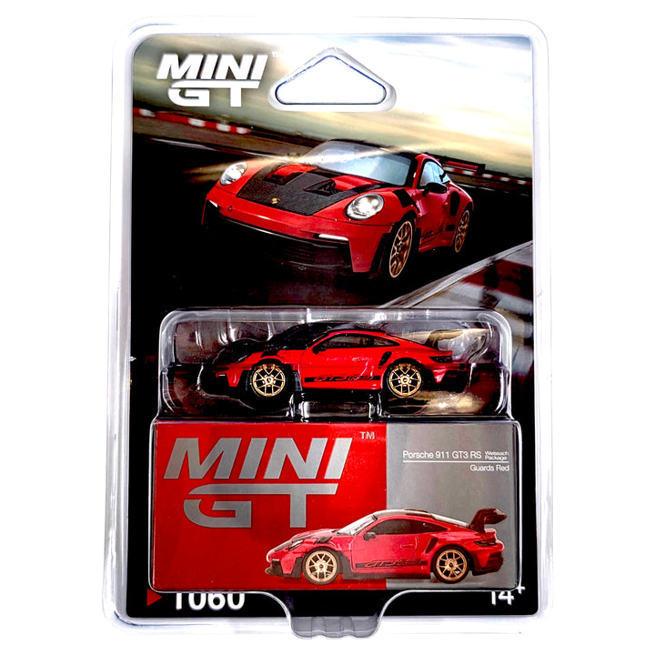 Mini GT - Porsche 911 (992) GT3 RS Weissach Package – Guards Red
