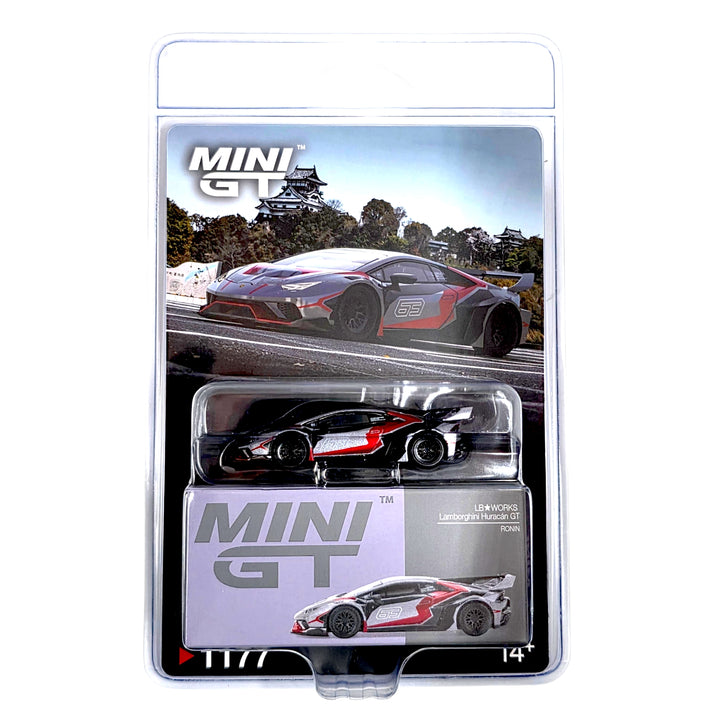 Mini GT - LB★WORKS Lamborghini Huracán GT RONIN – Grey
