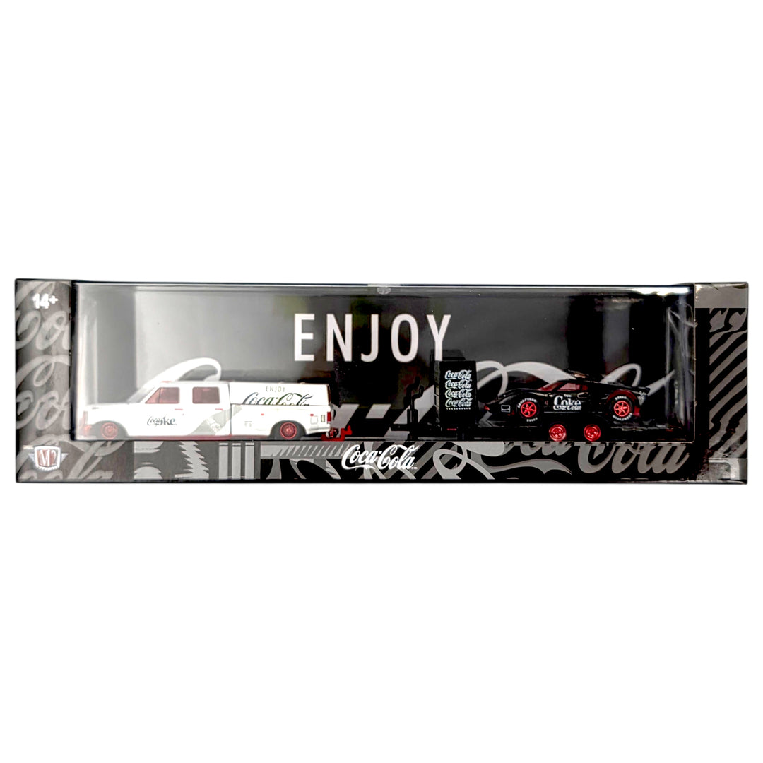 M2 Machines - 1987 Ford F-350 Truck &amp; 1966 Ford GT40 MK II - 2026 Auto-Haulers Coca-Cola Series *Chase*