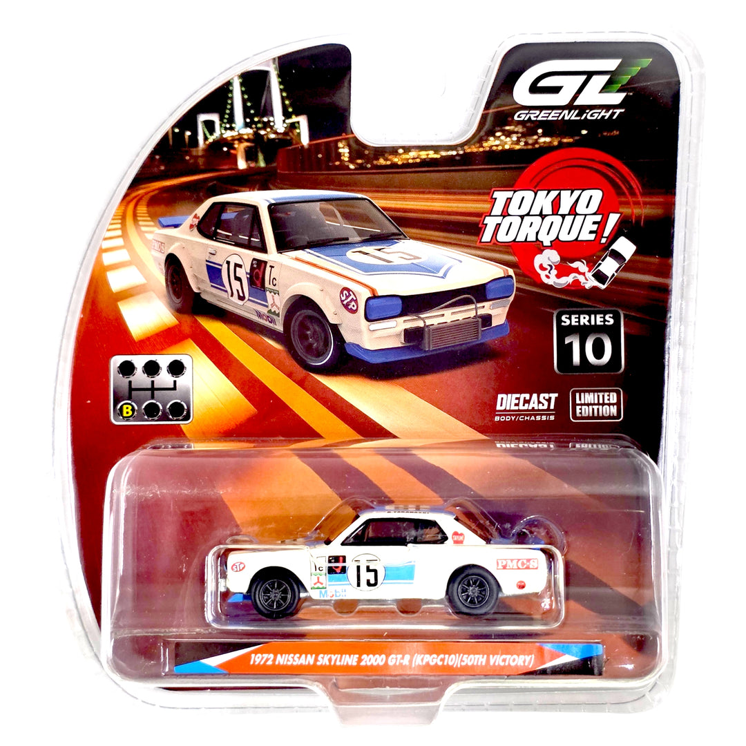 Greenlight - 1972 Nissan Skyline GT-R (KPGC10)(50th Victory) - 2026 Tokyo Torque Series