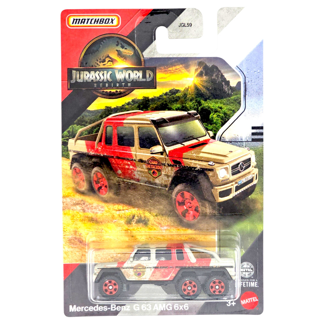 Matchbox - Mercedes-Benz G63 AMG 6x6 - 2026 Jurassic World Rebirth Series